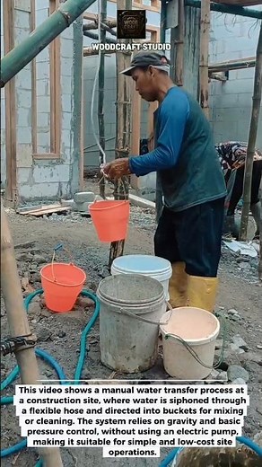 Simple Water Siphon Tool for Construction Work #DIY #Construction #Water