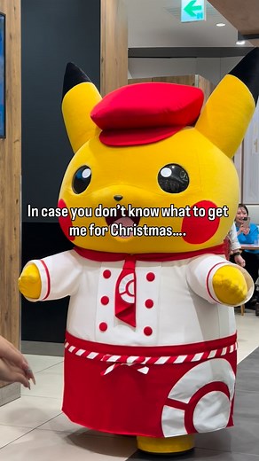 What I really want for Christmas…. 🥺 I will see you again someday Pikachu! ⚡️ Be sure to send this to someone to give them a hint on what’s on your wishlist 🤭 #pokemoncafe #pikachu #japan #pokemoncommunity #christmas #christmaswish #wishlist #pikachulover #pokemonjapan #cafe | Curlyswirlymaria