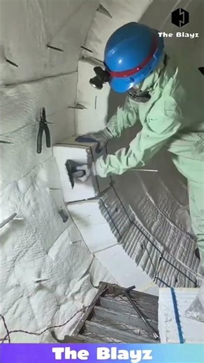 Underground Tunnel Construction | Installing Thick Concrete Liners to Prevent Collapse 🚧🏗️ #ideas