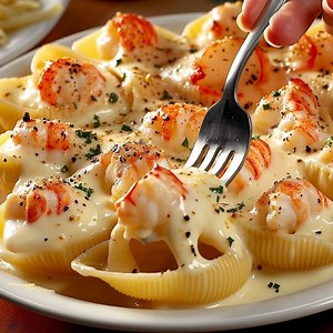 328K views · 2.4K reactions | Lobster Stuffed Shells 燎咽 This dish came straight from my holiday dinner experiments—fancy enough for guests, but easy enough to make any night feel special!  Ingredients : 12 jumbo pasta shells, cooked and cooled ½ lb cooked lobster meat, chopped 1 cup ricotta cheese | Tasty Home Recipes | Facebook