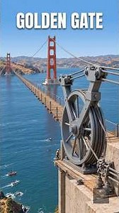 How the Golden Gate Bridge cables were built in midair, one pencil-thin wire at a time