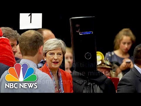 ‘Lord Buckethead’ Steals Limelight From British PM Theresa May | NBC News