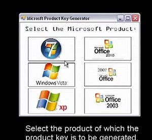 Windows 7 key generator.
