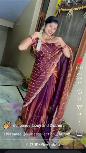 Mr_Pandu Siri on Instagram: "E sarees 👉.. @mahascollection__"