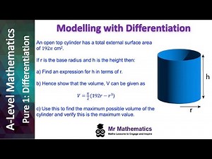 Modelling with Differentiaion | Mr Mathematics