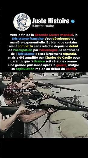 Quelle a été l'efficacité de la Résistance française pendant la Seconde Guerre mondiale ?#shorts