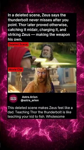 Thor Proves Zeus Wrong in Deleted Scene ⚡ | Wholesome Yet Powerful Moment #Shorts #MarvelEdit