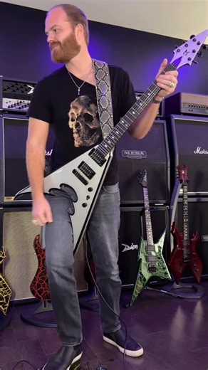 The Gunter Collection on Instagram: "AI backing tracks are fun!😎Anybody else having fun with @sunomusic yet? PS: Someone needs to buy this insane Moser V before I do😂🤘🏻 #theguntercollection #ai #guitarsolo #shred #riffwars"