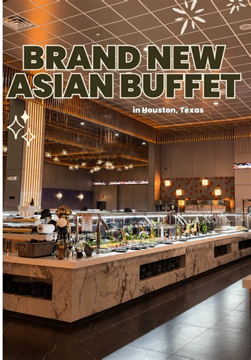 ✨ BRAND NEW ASIAN BUFFET IN HOUSTON, TEXAS ✨ This brand new spot is probably the biggest buffet in Houston 😱 There’s tonssss of different food you can choose from. There’s lots of seafood like snow crab legs, oysters, scallops and more 😋 There’s also lots of grilled dishes, dim sum, Chinese comfort dishes, sushi, and even authentic Peking Duck 🤤 There’s hot pot here and guys, the broth is sooo delicious 🍲 I’m hoping they’ll add more meat choices but everyone gets live lobster, fresh mussels 