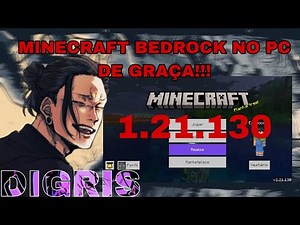 FINALMENTE SAIU!!! Como baixar e instalar minecraft bedrock no pc, De forma gratuita 100% atualizado