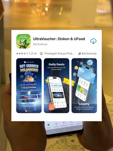 Tips Hemat Makan di Pepper Lunch! Nih gue mau kasih tau bahwa ada gift card yang bisa dipakai di 600 merchant di Indonesia, kalau kamu bayar pake Ultra Voucher Gift Card, kamu bakal dapetin berbagai promo loh! Kata gue mah gas download aplikasinya, registrasi dan beli vouchernya #kulinerbandung #tipshemat #ultravoucher #giftcardnyamiliarder #pepperlunch