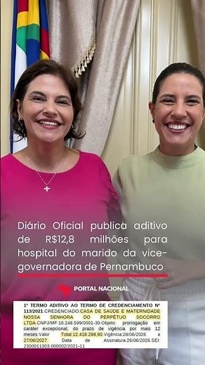 Diário Oficial publica aditivos suspeitos em perb