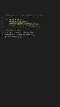 Reverse Strings in 60 Seconds - Interview Edge #shorts