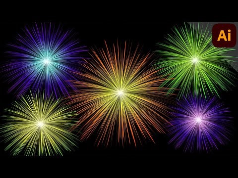 Simple Method to Create Fireworks | ILLUSTRATOR TUTORIAL