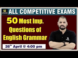 English Grammar | 50 Most Imp. Question |All Competitive Exams| Ravi Morya Sir | Free Online Classes