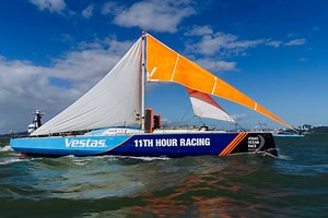 161K views · 3.5K reactions | 'When the leg ended, the adventure began' Vestas 11th Hour Racing has arrived into Itajaí – here's a look behind the scenes as the blue boat docked in under jury rig following a Leg 7 dismasting  | The Ocean Race | Facebook