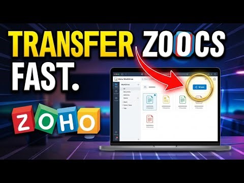 How to Transfer Documents with Zoho - Beginner Guide