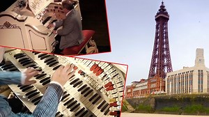 Watch the amazing organist of the Wurlitzer Organ of Blackpool Tower Ballroom in action