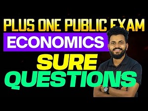 Plus One Public Exam Economics | Sure Question | Eduport