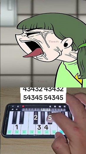 Hoppy Hopscotch Transformation (@ds.toon92) Poppy Playtime Chapter 3 - Octave Piano Tutorial