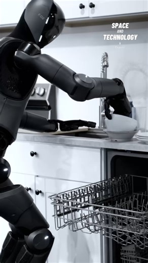 Robot Loading Dishwasher
