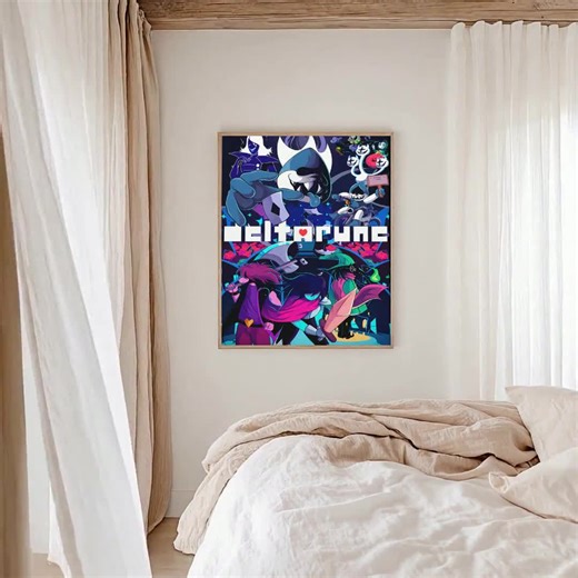 Deltarune Wall Art Frameless Game Poster Print Undertale Deltarune Artwork Gamer Room Decor Fan Gift - Etsy