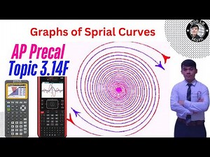 AP Precalculus | Topic 3.14F | Graphing Archimedean Spirals: TI-Nspire, TI-84, & Desmos Made Easy!