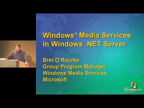 Win.NET Airlift - Windows Media Services in Windows .NET Server - Bret O'Rourke - 2002/02