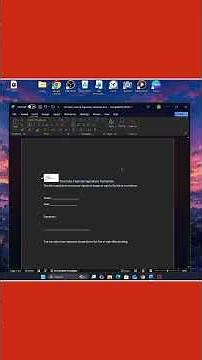 How to Insert a Signature in Microsoft Word (2026) | Add a Signature to Any Word Document