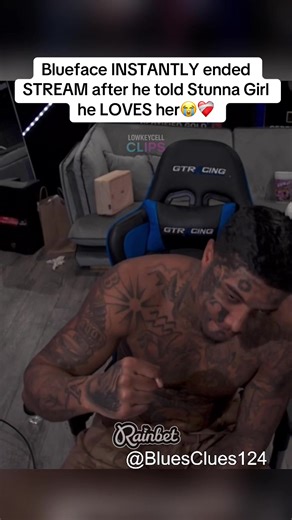 Blueface INSTANTLY ended STREAM after he told Stunna Girl he LOVES her😭❤️‍🩹 #blueface #viral #fyp