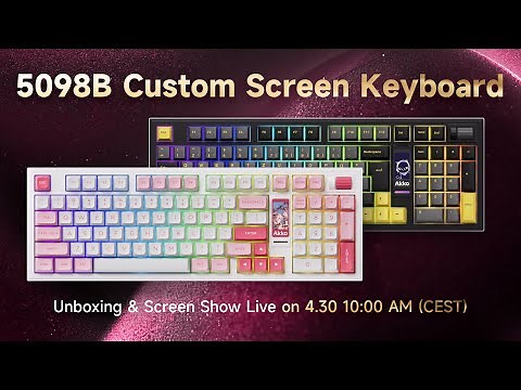 Akko 5098B Custom Screen Keyboard