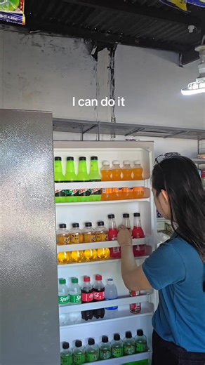 BUT I'M ONLY HUMAN. 😅 Irresistible naman kasi ang lamig! hahahaaha #jgrocerich #TindahanSerye #tindahanreels #sarisaristore #colddrinks #forfunonly | Richelle Calinda Acob