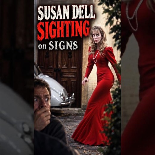 Susan Dell Caught on Camera! Alien Sighting in SIGNS (2002) 👽 #shorts