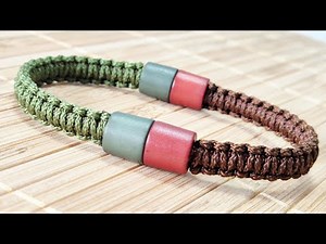 Make a Cobra Weave Pop-Barrel Paracord Bracelet | 2-Color Tutorial DIY