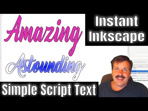 Instant Inkscape | Glowforge Ready Script Text in Minutes | Fun With Fonts!