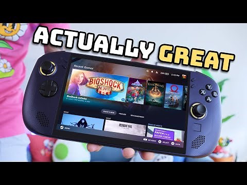 The Legion Go S Z1E (SteamOS) is Excellent