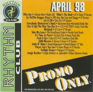 Various - Promo Only Rhythm Club: April 98