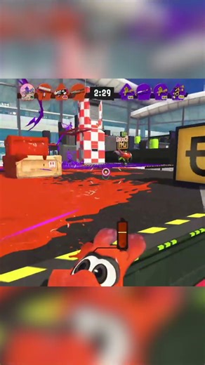 The most pointless death #shorts #splatoon3 #gaming #nintendo #fail #funny #entertainment #reece