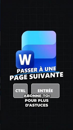 How to create a new page in Word?