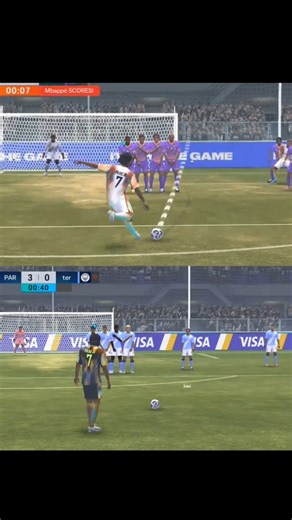 The Perfect Double Free Kick Doesn't Exist... #FootballShorts, #GamingEdit, #FreeKick, #ViralGaming
