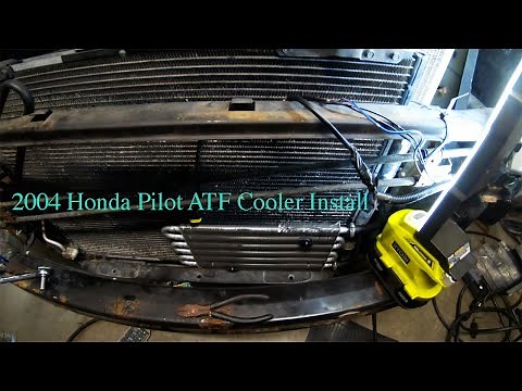 How to install a Hayden transmission cooler on a 2004 Honda Pilot- DIY instructions