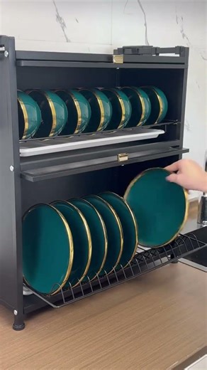 Kitchen goodies sharing, immersive storage and organization