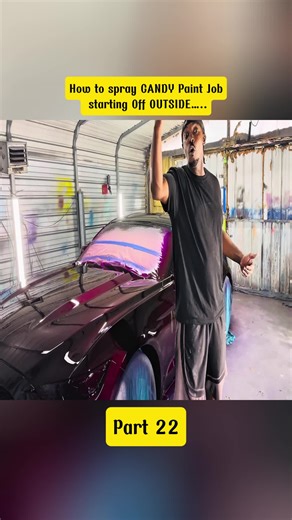 How to Spray a Candy Paint Job Outside