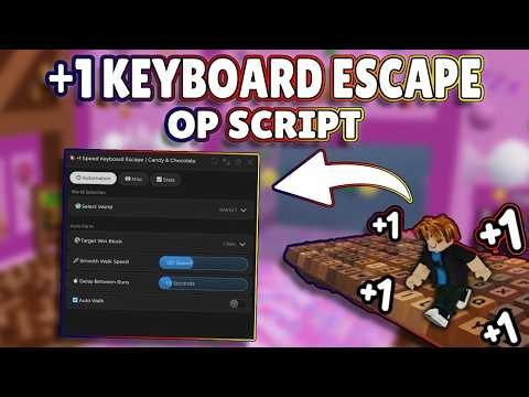 *NEW* +1 Speed Keyboard Escape OP Script (PASTEBIN) 2026