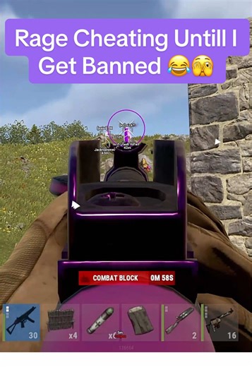 Rage Cheating Till I Get Banned.. #rust #rusthacker #rustcheats #fyp #rustfunny