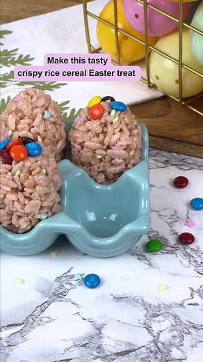 DIY Crispy Rice Easter Eggs Snack Hack