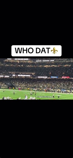 WHO DAT NATION⚜️ #shorts #sports #nfl #football #neworleanssaints #saints #louisiana #whodat #nola