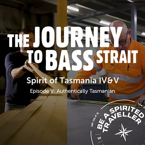 🚢 Spirit IV & V - proudly local! 📺 Episode 5 of our series The Journey to Bass Strait 'Authentically Tasmanian' is now available to view. A key focus of our new vessels has been integrating as much local material and content from Tasmanian and Australian suppliers as we can. ✔️ From the artwork to our cabins, and from the life rafts to the onboard food and beverages, the finest of local product will be on display on our new ships. In this episode, hear from local thinkers, technicians and craf