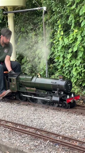 Miniature Great Western County Class Steam #Locomotive 🚂💨 #miniaturerailway #modelengineering
