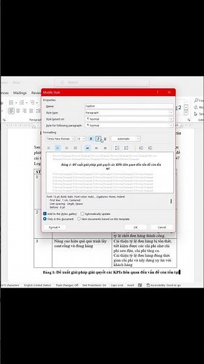 How to create a table of contents for a table in Word #word #computerbooks #officecomputerskills ...